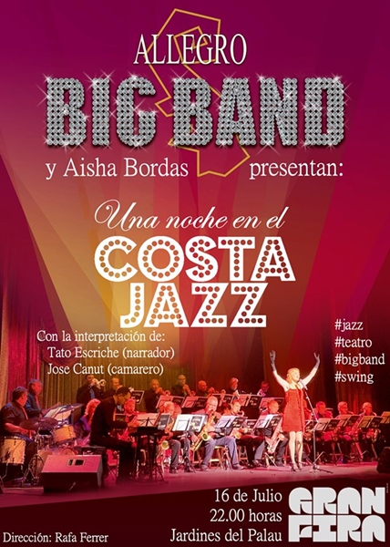 Hoy:  «Una Noche en el Costa Jazz» en Valencia (no se lo pierdan)