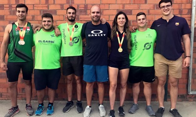 UN ORO, DOS PLATAS, UN BRONCE Y 4 PUESTOS DE FINALISTA PARA LOS LANZADORES DE GANDIA