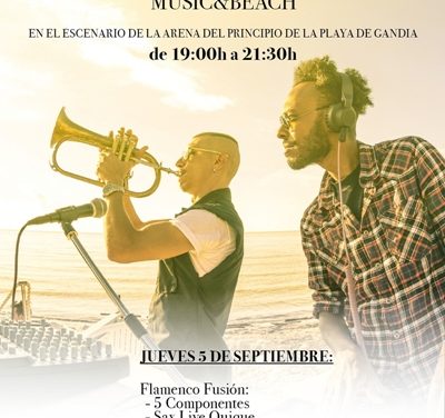 La platja es prepara per a acollir demà La platja es prepara per a acollir la segona sessió de Gandia Music & Beach