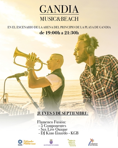 La platja es prepara per a acollir demà La platja es prepara per a acollir la segona sessió de Gandia Music & Beach