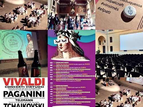 EL PALACIO DUCAL DE LOS BORJA DE GANDIA VUELVE A INCREMENTAR EL NÚMERO DE VISITANTES EN EL VERANO 2019