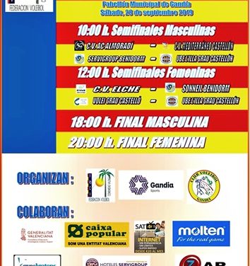 Gandia acull el millor del voleibol valencià