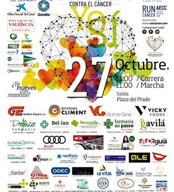 VI Cursa contra el Càncer: “Jo sí sume. Gandia contra el Càncer”