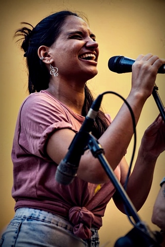La cantante cubana ANNIE GARCÉS este jueves en Gandia