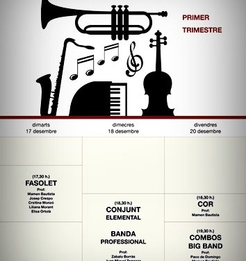 AUDICIONS DE L’ESCOLA DE MÚSICA DEL GRAU