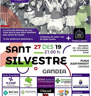 La XIV edició de la San Silvestre de Gandia se celebrarà el 27 de desembre