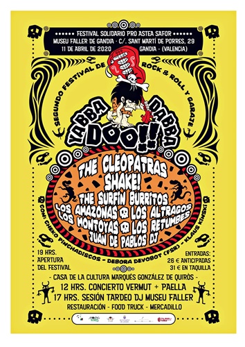 Festival de rock’n’roll i garatge solidari YABBA DABBA DOO 2020