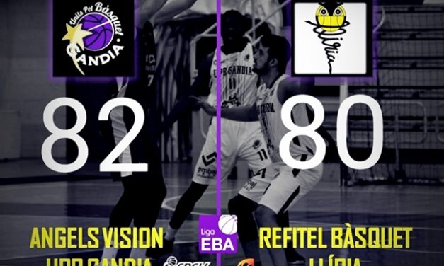UNITS PEL BASQUET GANDIA 82- RAFITEL BASQUET  LLIRIA 80, LA LUCHA POR CLASIFICARSE CONTINUA