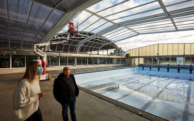 Reobri dijous la piscina convertible després de les obres de millora